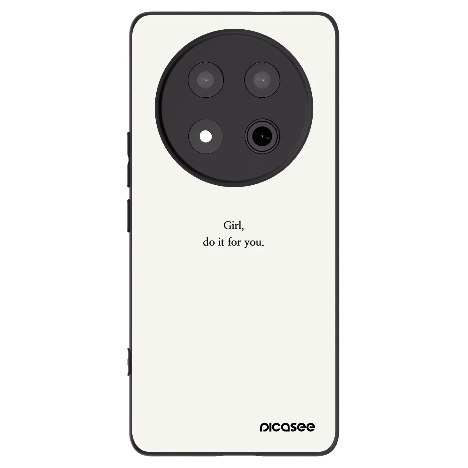 Picasee Honor Magic7 Lite 5G Hülle - Schwarzes Silikon - Girl, do it for you