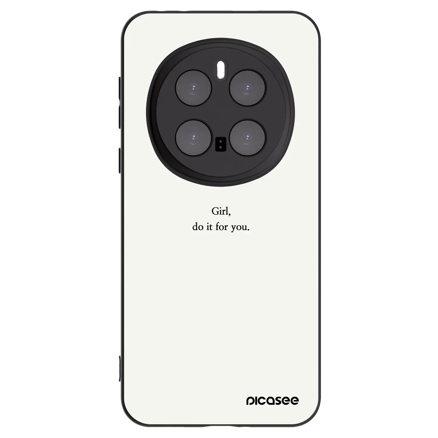 Picasee Honor Magic7 Pro 5G Hülle - Schwarzes Silikon - Girl, do it for you