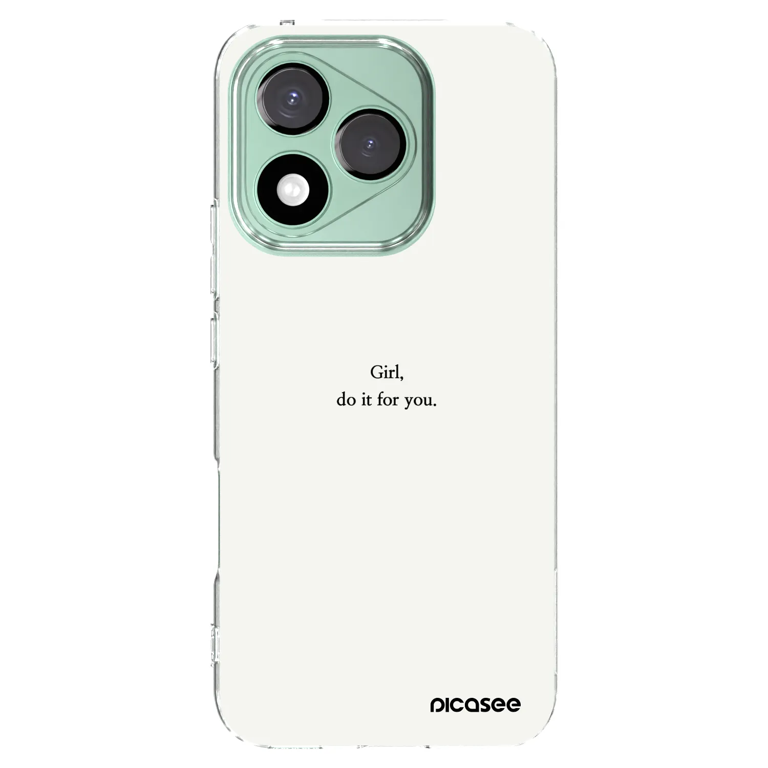 Picasee Honor 400 Lite 5G Hülle - Transparentes Silikon - Girl, do it for you