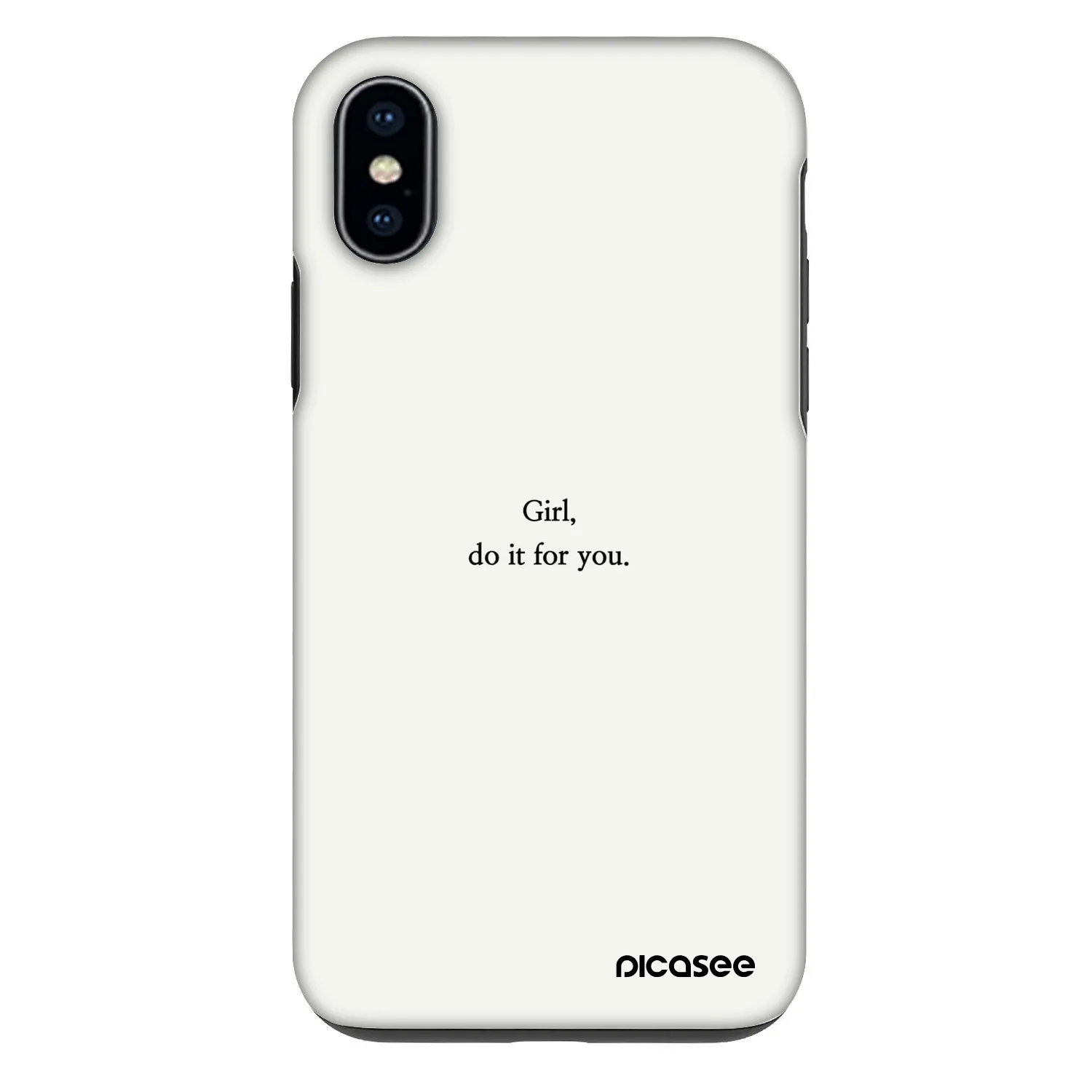 Picasee Fashion Case für Apple iPhone X/XS - Girl, do it for you
