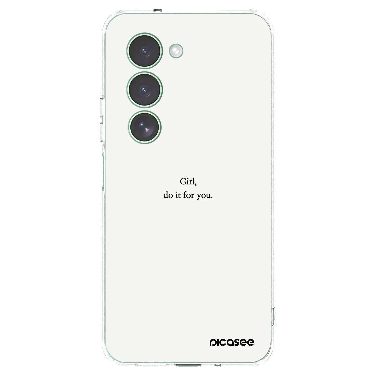 Picasee Xiaomi Redmi 15 5G Hülle - Transparentes Silikon - Girl, do it for you