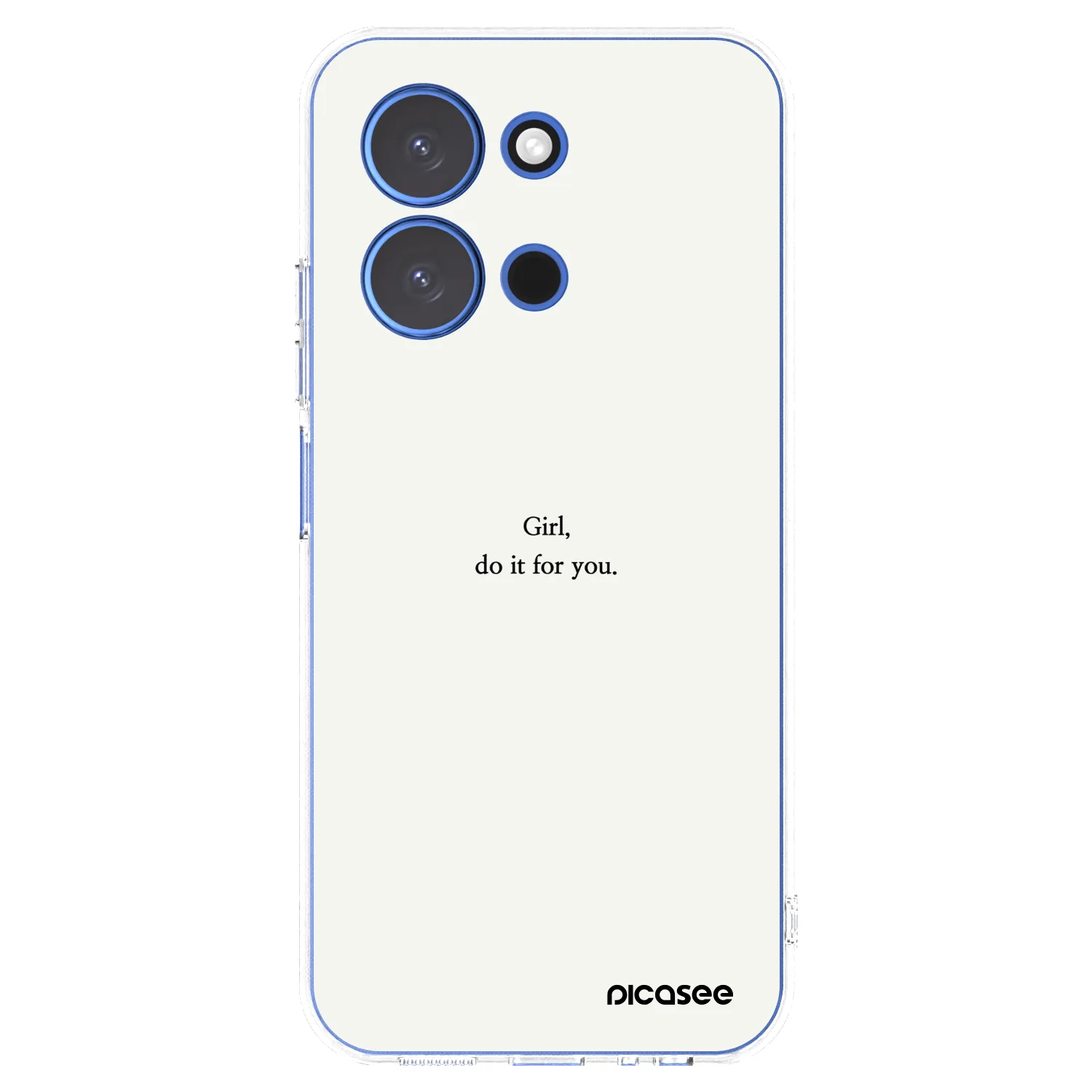 Picasee Xiaomi Redmi 15C 4G Hülle - Transparentes Silikon - Girl, do it for you