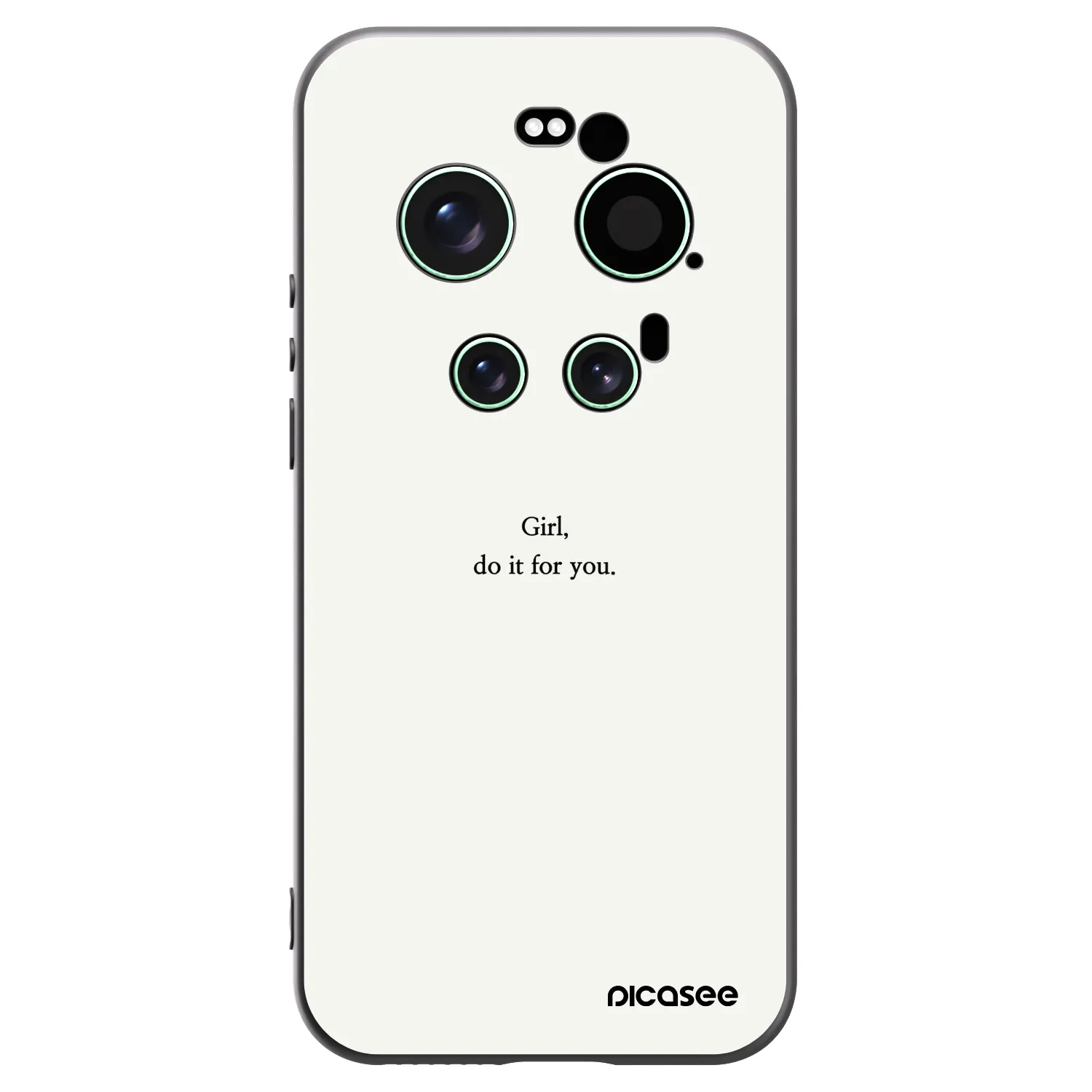 Picasee Xiaomi 17 Ultra Hülle - Schwarzes Silikon - Girl, do it for you