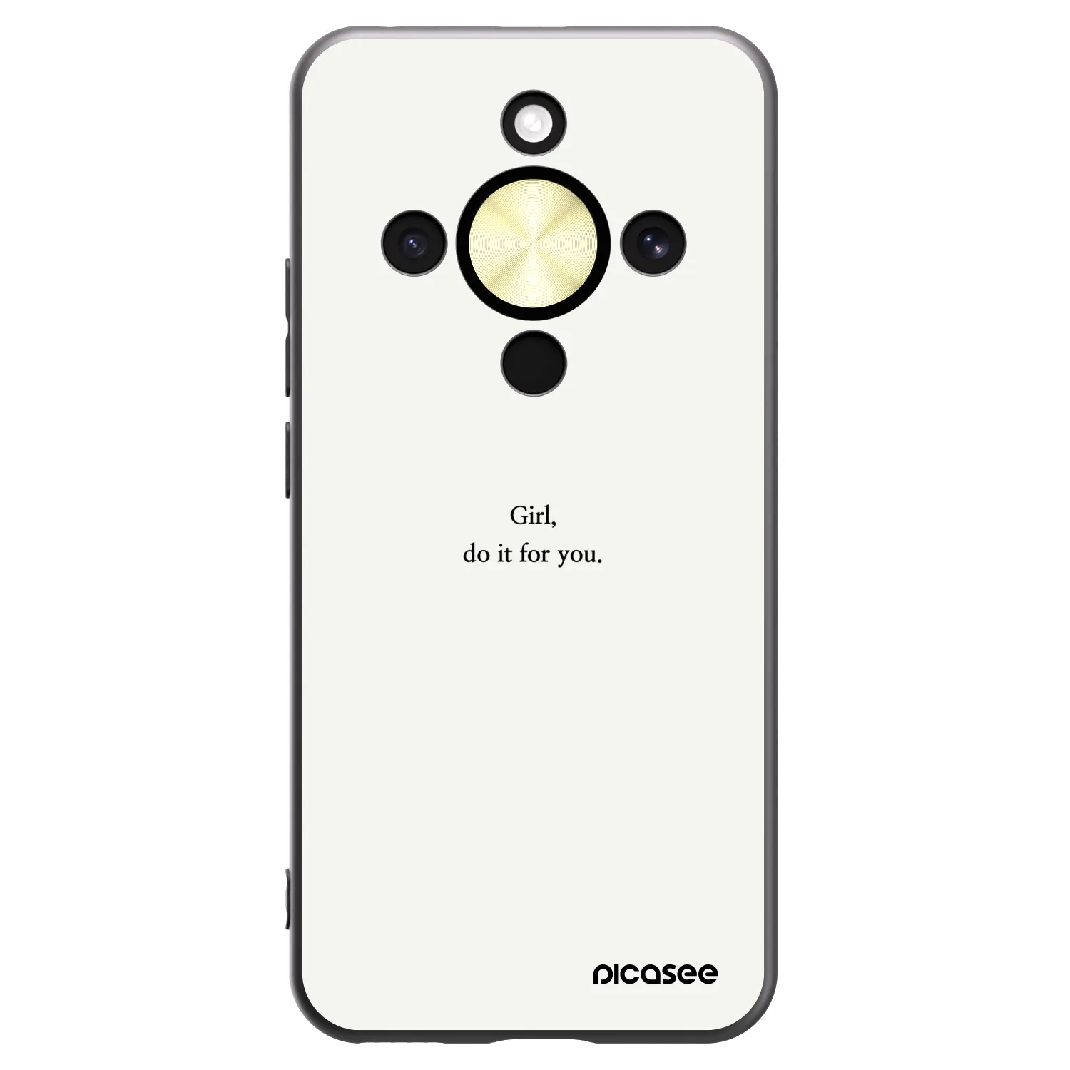 Picasee Honor Magic8 Lite 5G Hülle - Schwarzes Silikon - Girl, do it for you