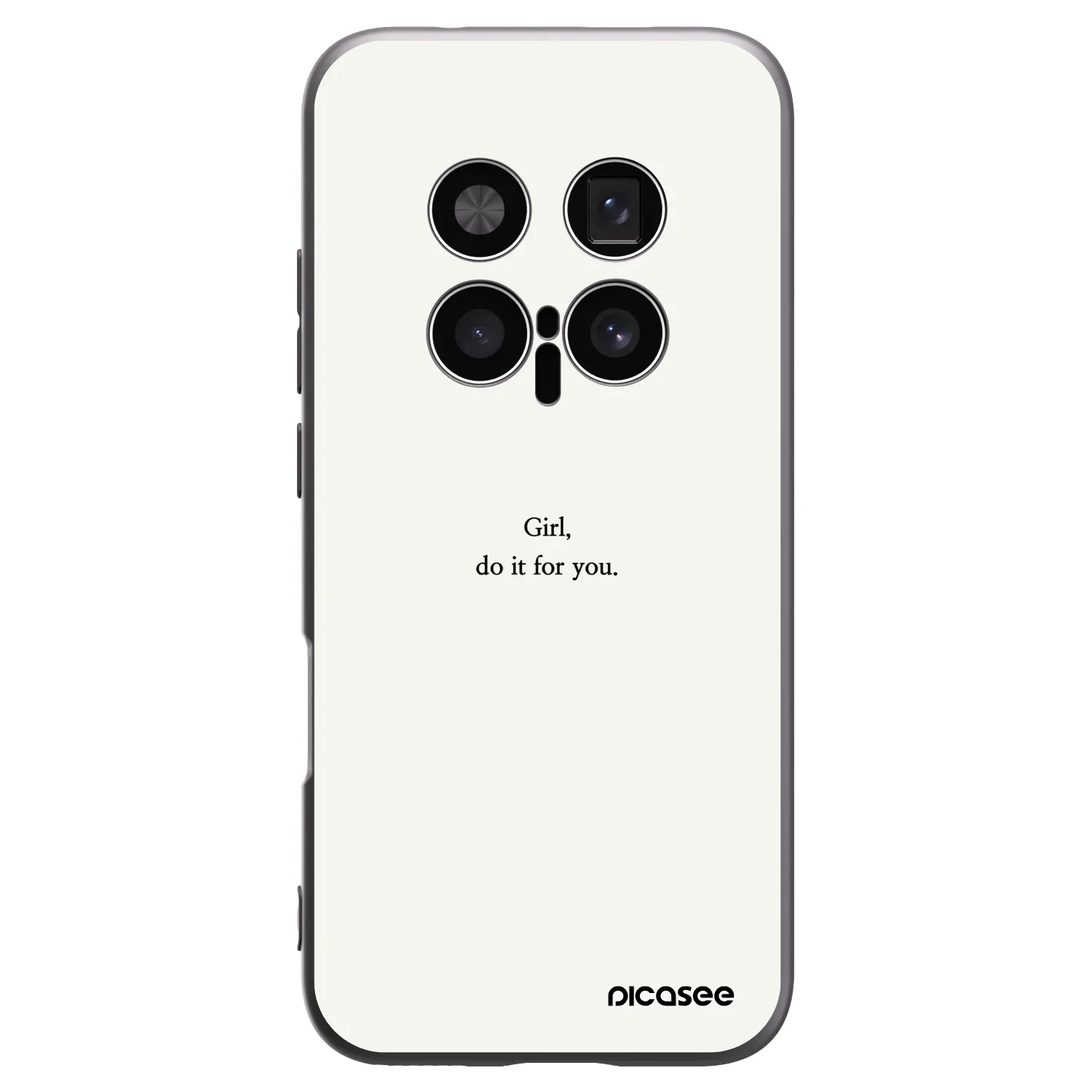 Picasee Honor Magic8 Pro 5G Hülle - Schwarzes Silikon - Girl, do it for you