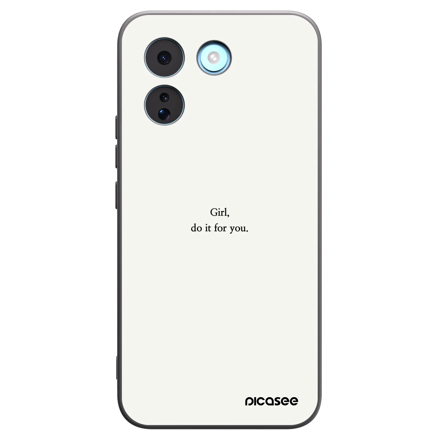 Picasee Xiaomi Redmi Note 17 Pro MAX 5G Hülle - Schwarzes Silikon - Girl, do it for you