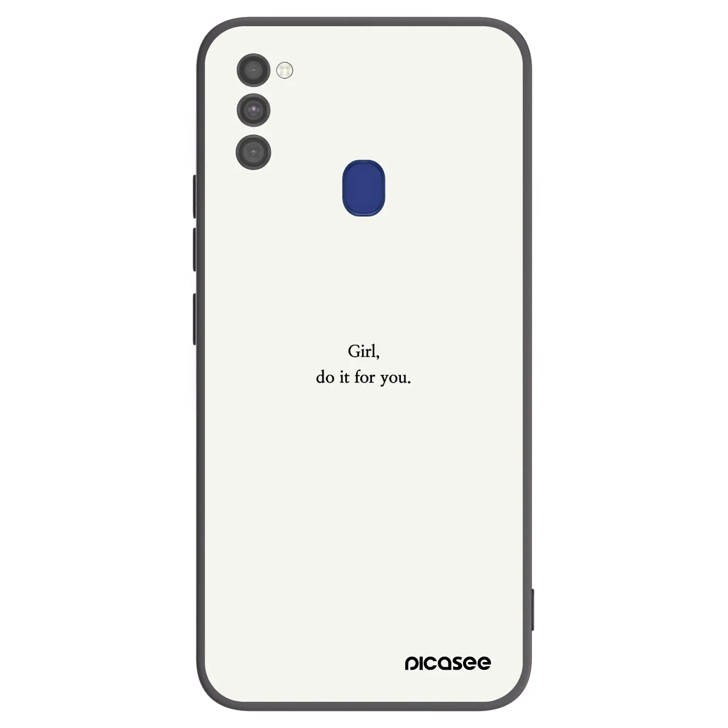 Picasee Samsung Galaxy M21 M215F Hülle - Schwarzes Silikon - Girl, do it for you