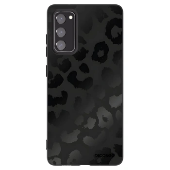 Picasee Samsung Galaxy S20 FE Hülle - Schwarzes Silikon - Midnight Leopard