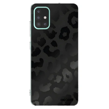 Picasee Samsung Galaxy M31s Hülle - Transparentes Silikon - Midnight Leopard