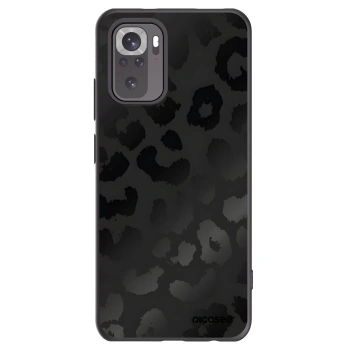 Picasee Xiaomi Redmi Note 10 Hülle - Schwarzes Silikon - Midnight Leopard