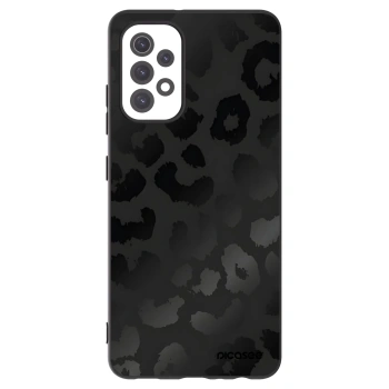 Picasee Samsung Galaxy A32 5G A326B Hülle - Schwarzes Silikon - Midnight Leopard