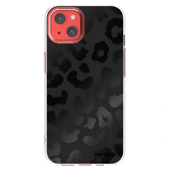Picasee Apple iPhone 13 Hülle - Transparentes Silikon - Midnight Leopard