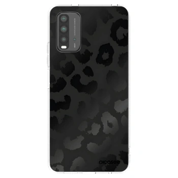 Picasee Xiaomi Redmi 9T Hülle - Schwarzes Silikon - Midnight Leopard