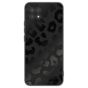 Picasee Realme 8i Hülle - Schwarzes Silikon - Midnight Leopard
