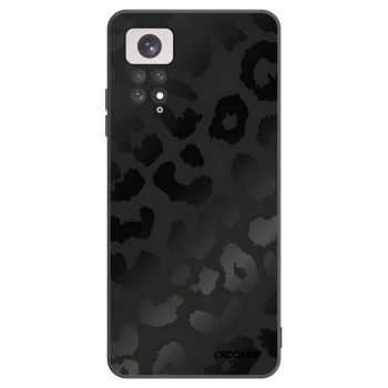 Picasee Xiaomi Redmi Note 11 Hülle - Schwarzes Silikon - Midnight Leopard