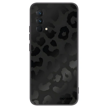 Picasee Realme GT Master Edition 5G Hülle - Schwarzes Silikon - Midnight Leopard