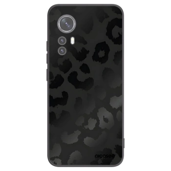 Picasee Xiaomi 12 Hülle - Schwarzes Silikon - Midnight Leopard