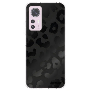Picasee Xiaomi 12 Hülle - Transparentes Silikon - Midnight Leopard