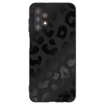 Picasee Samsung Galaxy A13 4G A135 Hülle - Schwarzes Silikon - Midnight Leopard