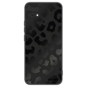Picasee Xiaomi Redmi 10C Hülle - Schwarzes Silikon - Midnight Leopard