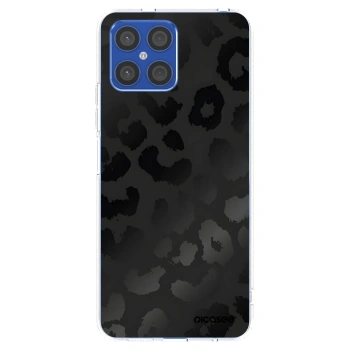 Picasee Honor X8 4G Hülle - Transparentes Silikon - Midnight Leopard