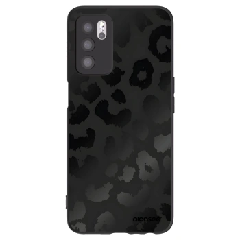 Picasee OPPO A16 Hülle - Schwarzes Silikon - Midnight Leopard
