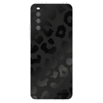 Picasee Sony Xperia 10 IV 5G Hülle - Transparentes Silikon - Midnight Leopard