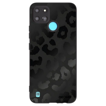 Picasee Realme C21Y Hülle - Schwarzes Silikon - Midnight Leopard
