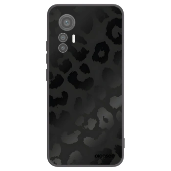 Picasee Xiaomi 12 Lite Hülle - Schwarzes Silikon - Midnight Leopard