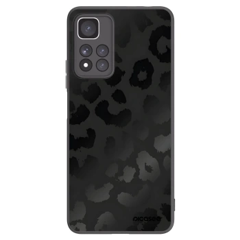Picasee Xiaomi Redmi Note 11 Pro+ 5G Hülle - Schwarzes Silikon - Midnight Leopard