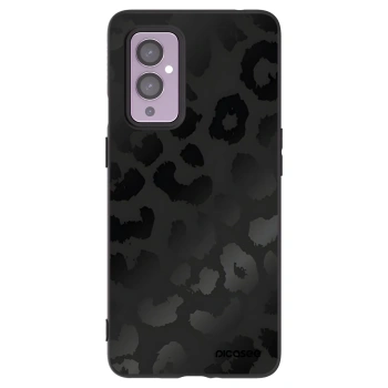 Picasee OnePlus 9 Hülle - Schwarzes Silikon - Midnight Leopard