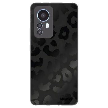 Picasee Xiaomi 12T Pro Hülle - Schwarzes Silikon - Midnight Leopard