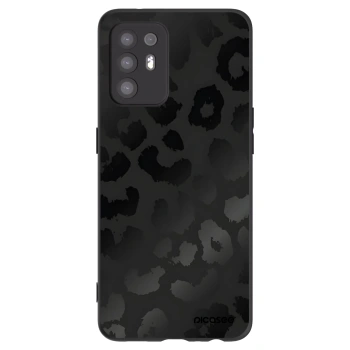 Picasee OPPO A94 5G Hülle - Schwarzes Silikon - Midnight Leopard
