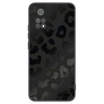 Picasee Xiaomi Poco M4 Pro Hülle - Schwarzes Silikon - Midnight Leopard