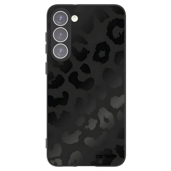 Picasee Samsung Galaxy S23+ 5G Hülle - Schwarzes Silikon - Midnight Leopard