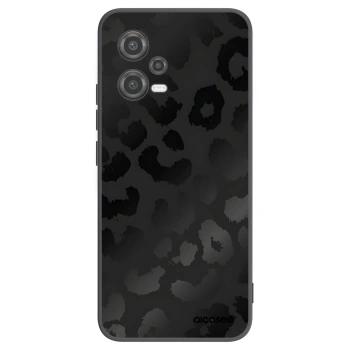 Picasee Xiaomi Poco X5 Hülle - Schwarzes Silikon - Midnight Leopard