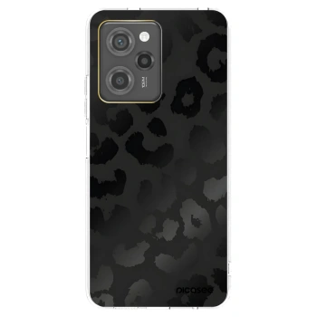 Picasee Xiaomi Poco X5 Pro Hülle - Schwarzes Silikon - Midnight Leopard