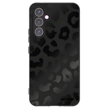 Picasee Samsung Galaxy A54 5G A546B Hülle - Schwarzes Silikon - Midnight Leopard