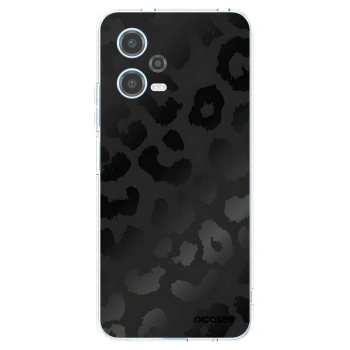 Picasee Xiaomi Redmi Note 12 5G Hülle - Transparentes Silikon - Midnight Leopard