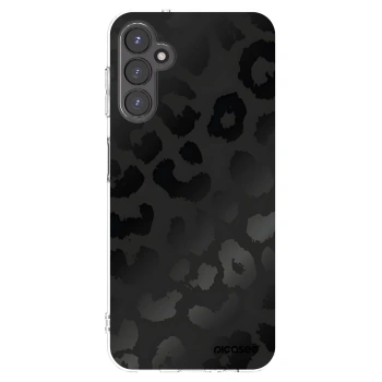 Picasee Samsung Galaxy A14 4G A145R Hülle - Transparentes Silikon - Midnight Leopard