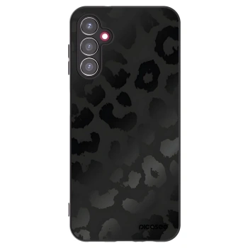 Picasee Samsung Galaxy A14 5G A146P Hülle - Schwarzes Silikon - Midnight Leopard