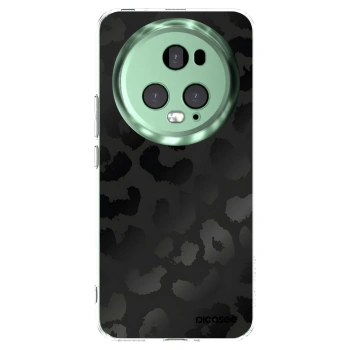 Picasee Honor Magic5 Pro Hülle - Transparentes Silikon - Midnight Leopard
