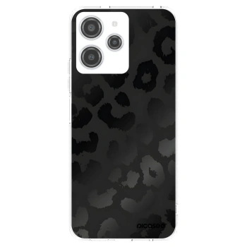 Picasee Xiaomi Redmi 12 4G Hülle - Transparentes Silikon - Midnight Leopard