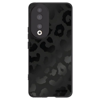 Picasee Honor 90 5G Hülle - Schwarzes Silikon - Midnight Leopard