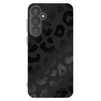 Picasee Samsung Galaxy S23 FE S711B Hülle - Transparentes Silikon - Midnight Leopard