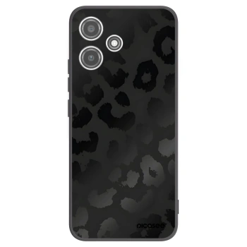 Picasee Xiaomi Redmi 12 5G Hülle - Schwarzes Silikon - Midnight Leopard