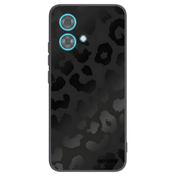 Picasee Motorola Edge 40 Neo Hülle - Schwarzes Silikon - Midnight Leopard