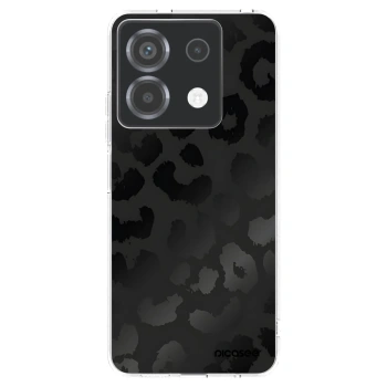 Picasee Xiaomi Poco X6 Hülle - Transparentes Silikon - Midnight Leopard