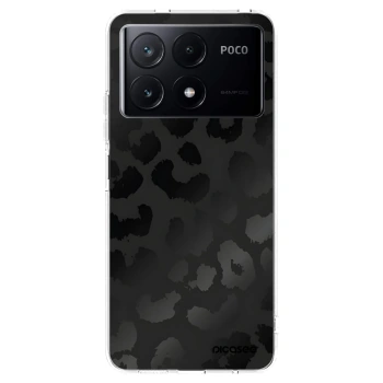 Picasee Xiaomi Poco X6 Pro Hülle - Transparentes Silikon - Midnight Leopard