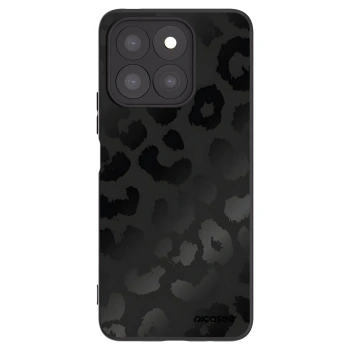 Picasee Honor X8b Hülle - Schwarzes Silikon - Midnight Leopard
